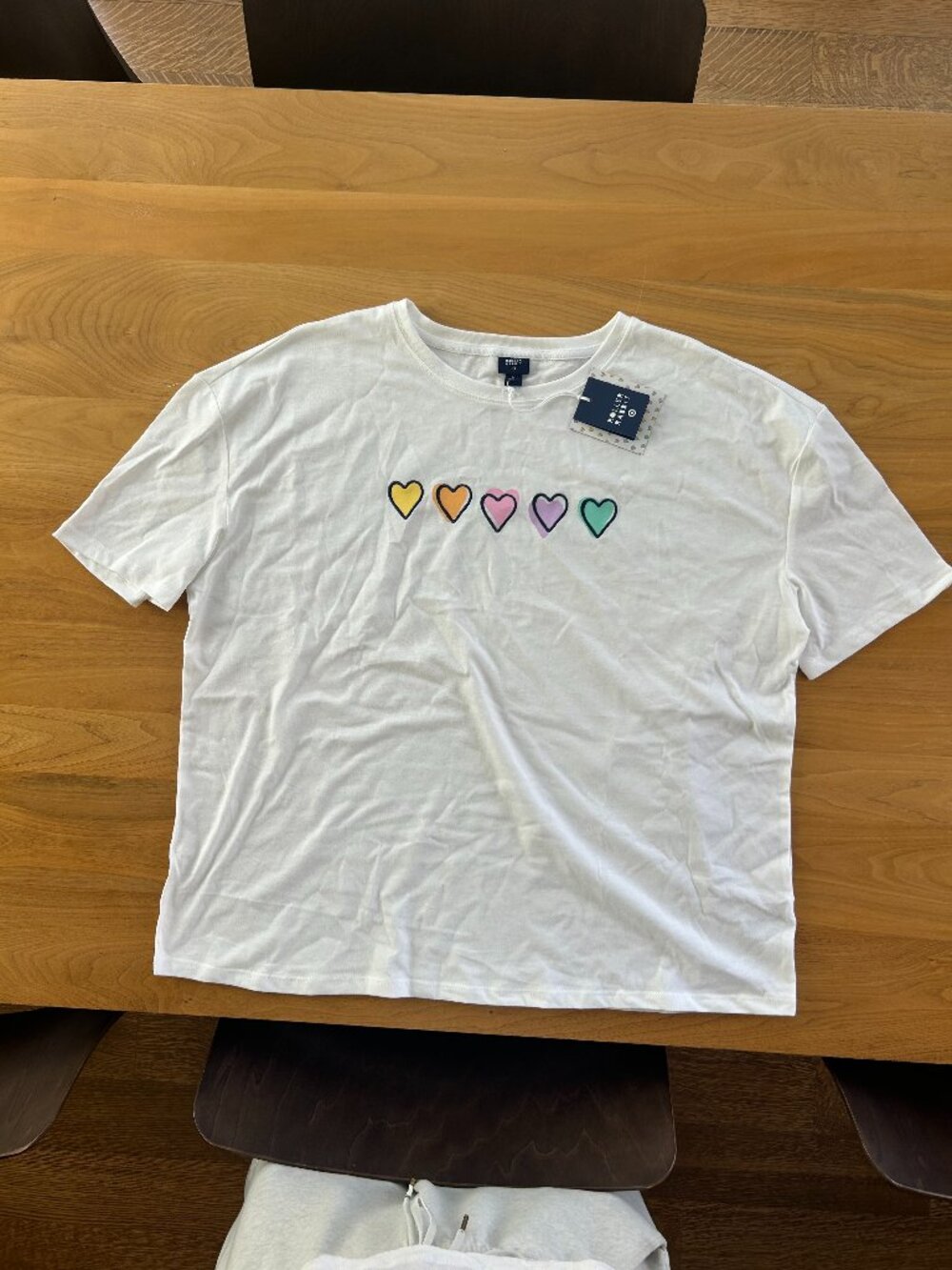 Roller Rabbit x Target pastel heart t-shirt NWT - Picture 7 of 7